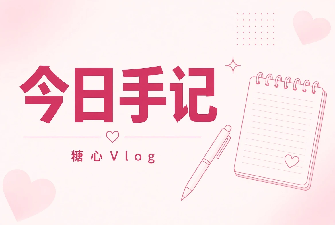 糖心Vlog今日便笺的影像记录